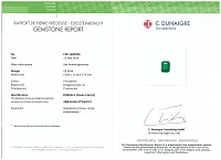 Украшение GRS GemResearch Swisslab  Колье с изумрудом 12,24 ct.   