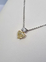 Украшение GIA  Подвеска с бриллиантом 1,20 ct. Y To Z/VS1   
