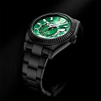 Заказать DiW  Rolex World Timer Black Dlc Green  