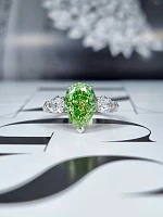 Украшение GIA  Кольцо с бриллиантом 3,21 ct. FLGY/VS2   