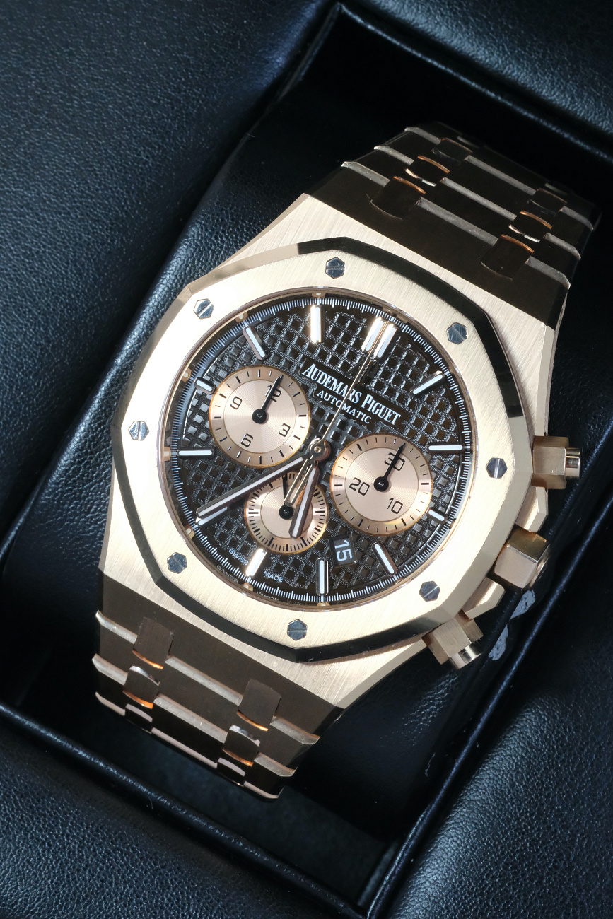 Часы Audemars Piguet  Royal Oak Chronograph 41 Mm Chocolate Dial  26331OR.OO.D821CR.01