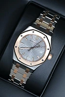 Часы Audemars Piguet  Royal Oak Steel Gold Grey Dial  77450SR.OO.1361SR.03