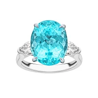 Украшение GIA  Кольцо С Турмалином "Параиба" 15,04 Ct.   