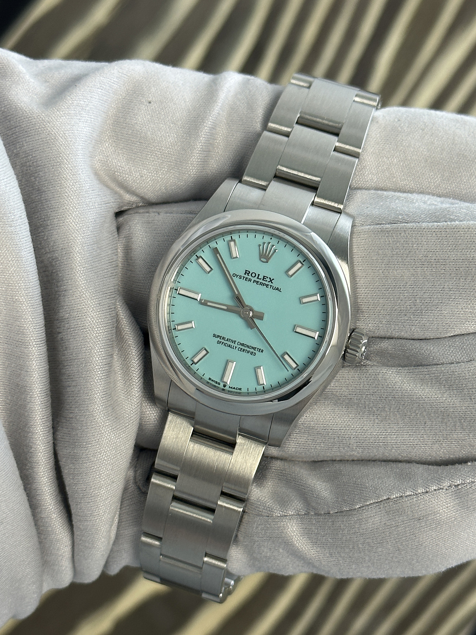 Часы Rolex  Oyster Perpetual Tiffany Turquoise Blue 31Mm  277200