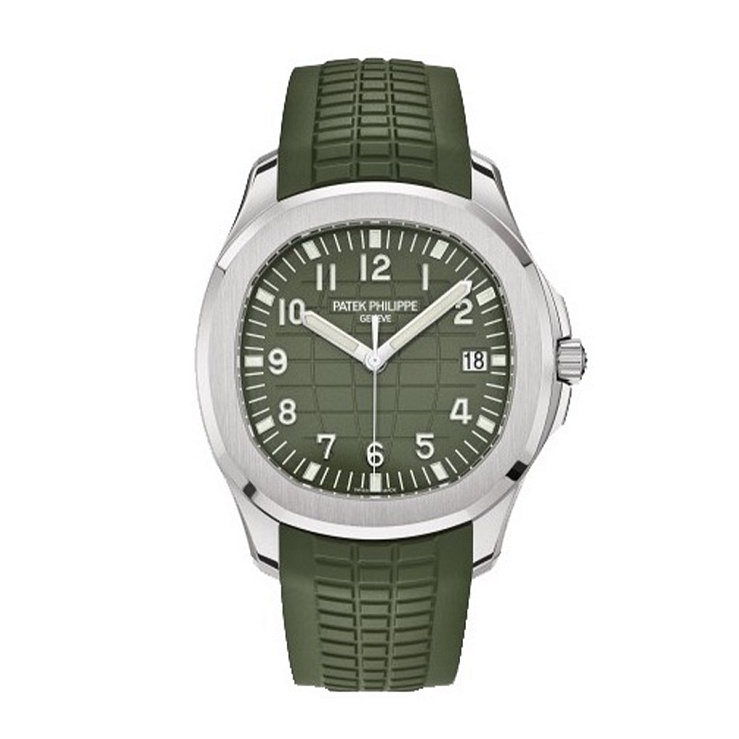 Часы Patek Philippe  Aquanaut White Gold Khaki  5168G-010