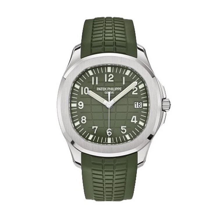 Часы Patek Philippe  Aquanaut White Gold Khaki  5168G-010