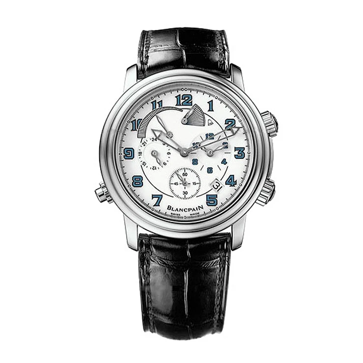 Часы Blancpain  Leman Reveil Gmt Alarm Steel  2041-1127M-53B