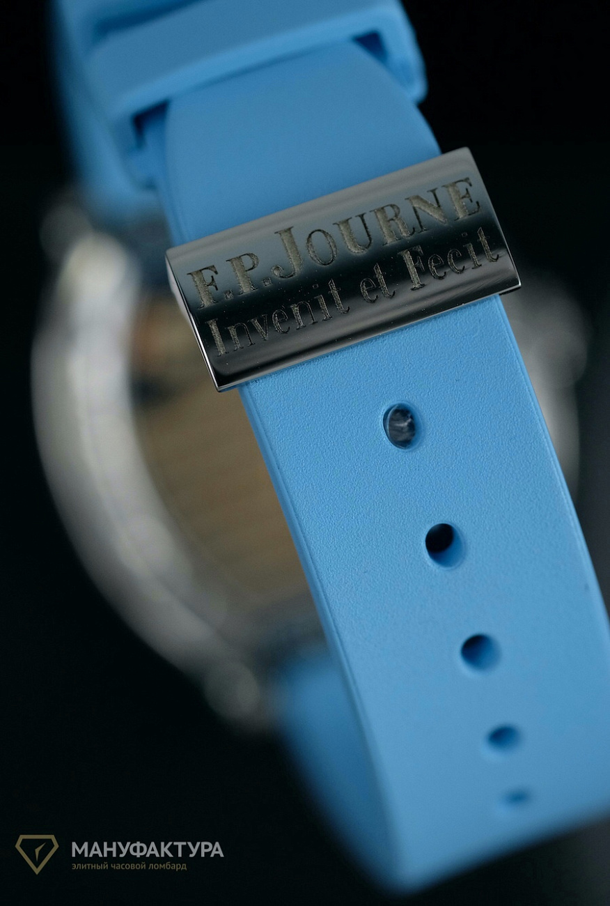 Часы F.P. Journe  Titanium Set With Diamonds Blue  Elegante