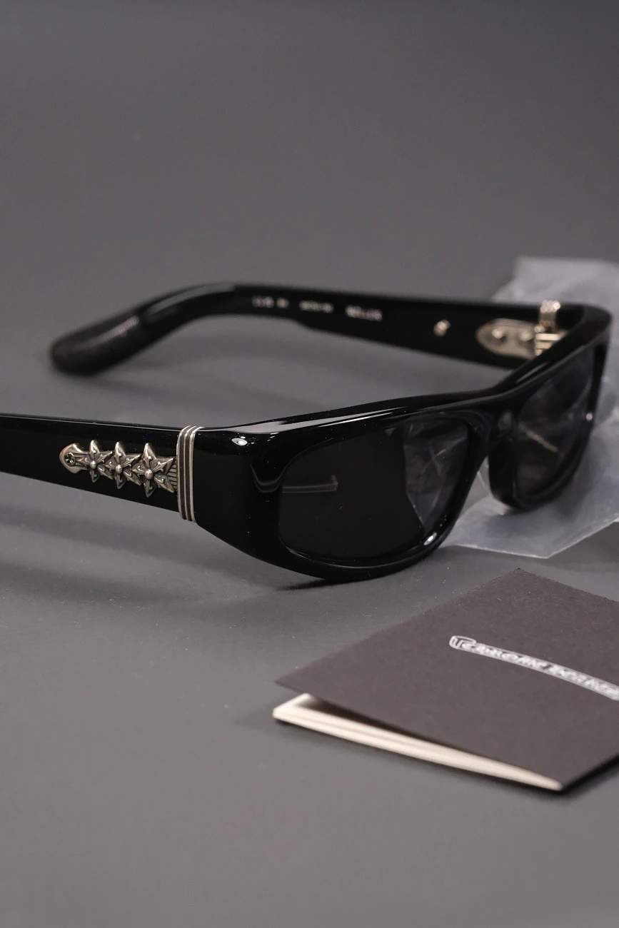 Сумки и аксессуары Chrome Hearts  Roller Star Black Sunglasses  ROLLER Star Black Sunglasses