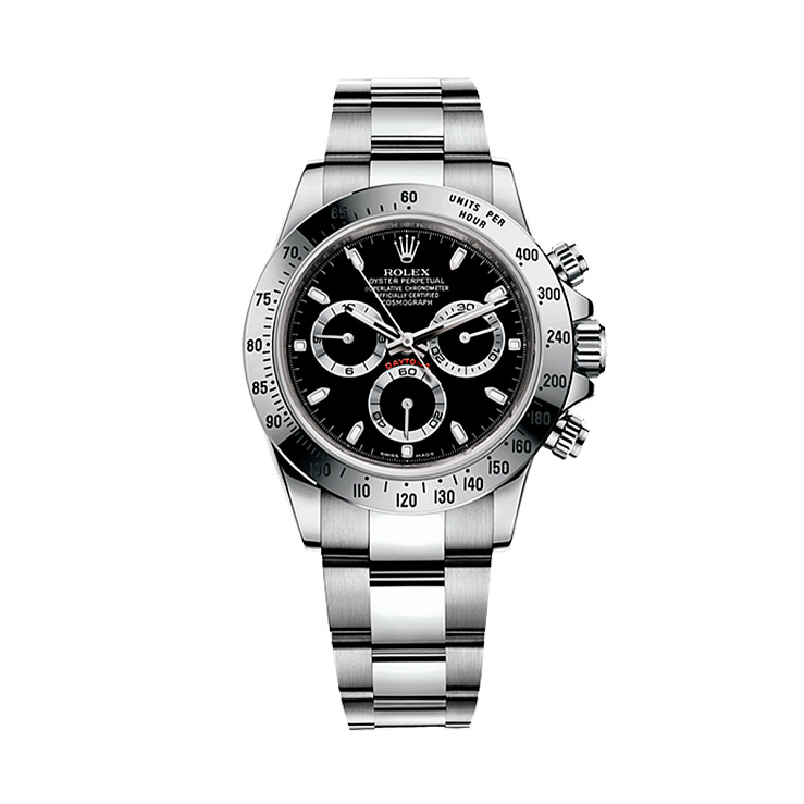 Часы Rolex  Cosmograph Daytona Steel Black Dial  116520