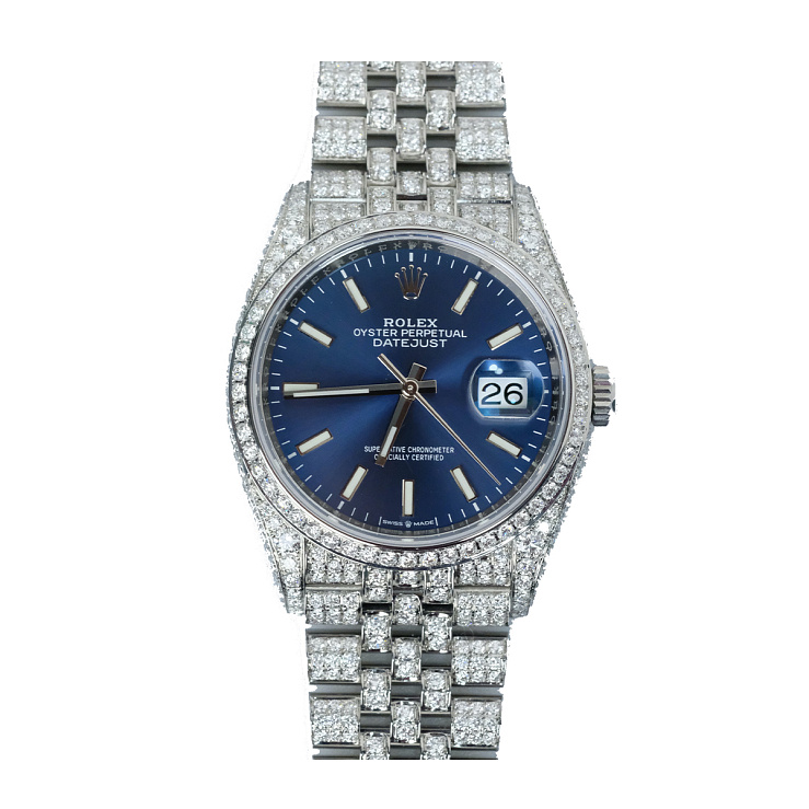 Часы Rolex  Datejust 36Mm Custom Diamonds  120200 FIX