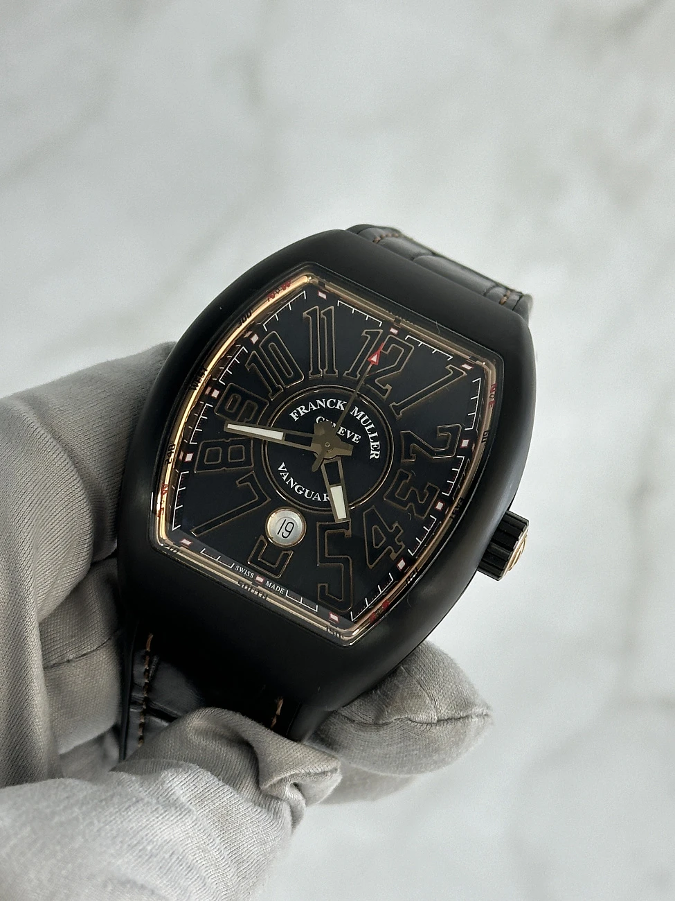 Часы Franck Muller  Mens Collection Vanguard Yachting Black Gold  V45SCDTTTNRBR5N