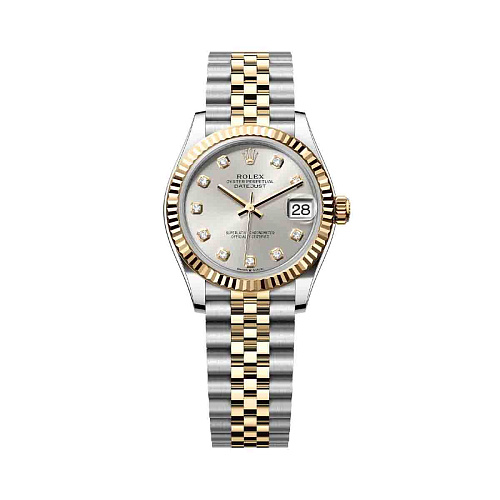 Часы Rolex  Datejust 31Mm Steel & Yellow Gold Silver Dial  278273