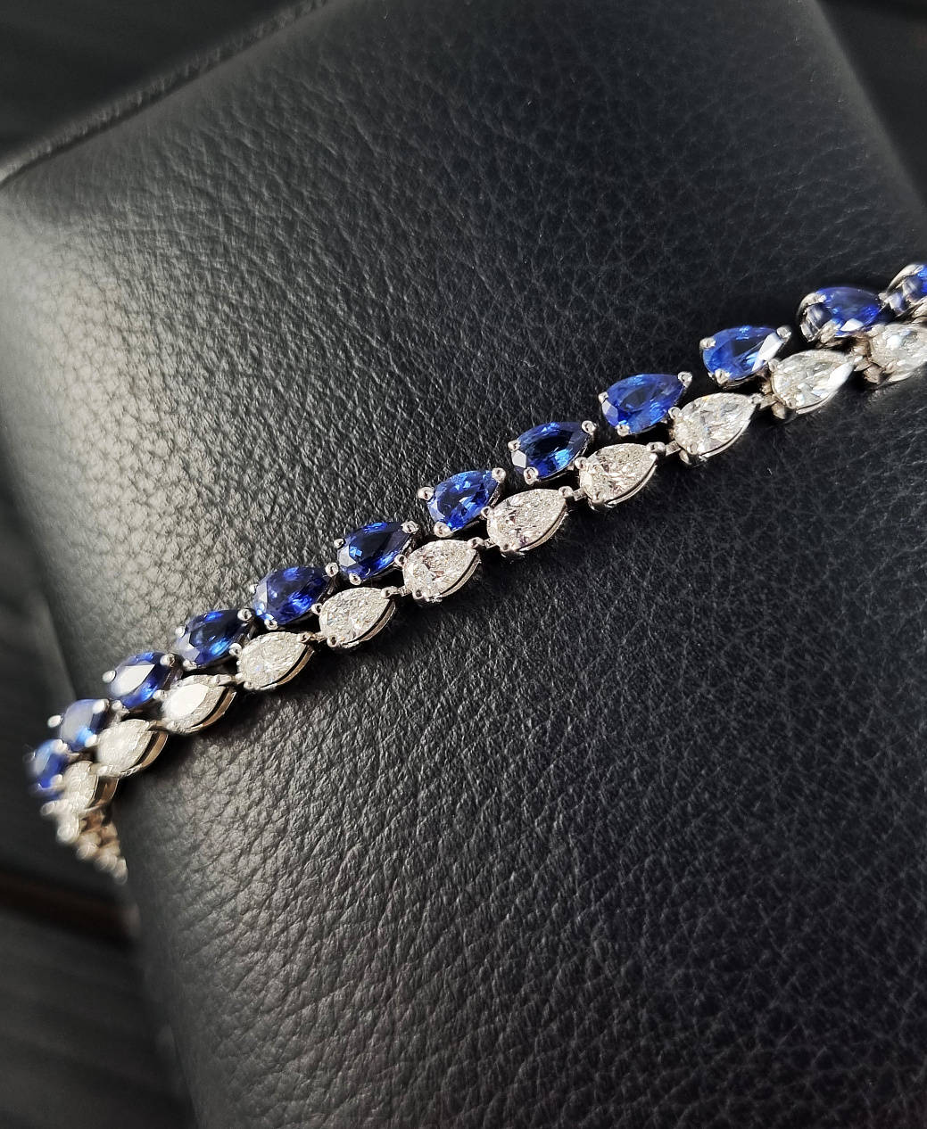 Украшение GIA  Браслет С Сапфирами И Бриллиантами   