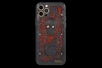 Кастомный Телефон Designa Individual  Carbon Boss Lava Skull  