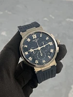 Часы Breguet  Marine Chronograph White Gold Blue Dial  5527BBY2/5WV