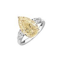 Украшение GIA  Кольцо С Бриллиантом 5,00 Ct. Ly/Vs2   