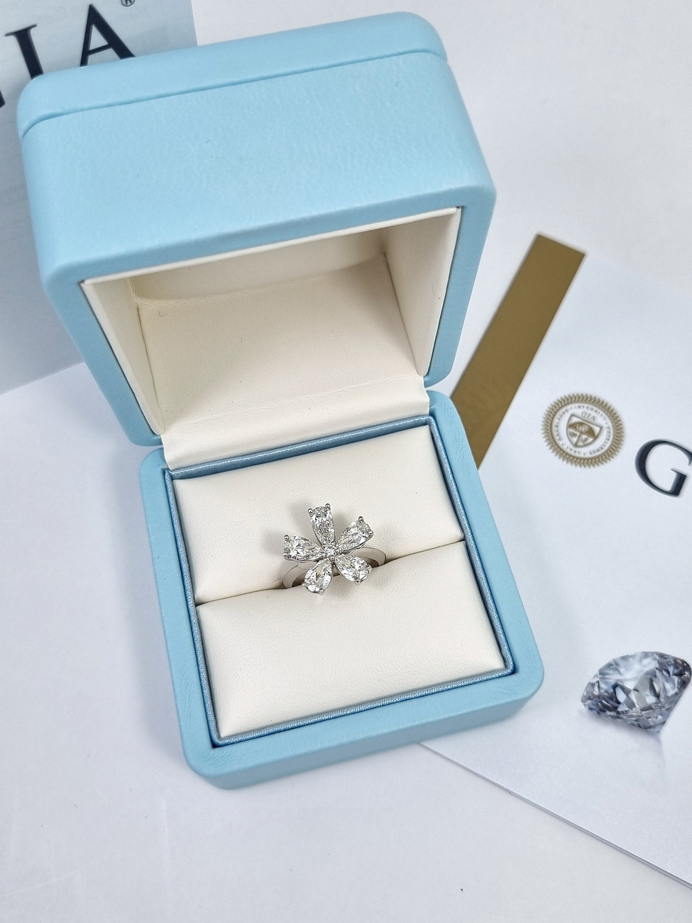 Украшение NO NAME  Кольцо С Бриллиантами 2,51 Ct. G-H/Vs   