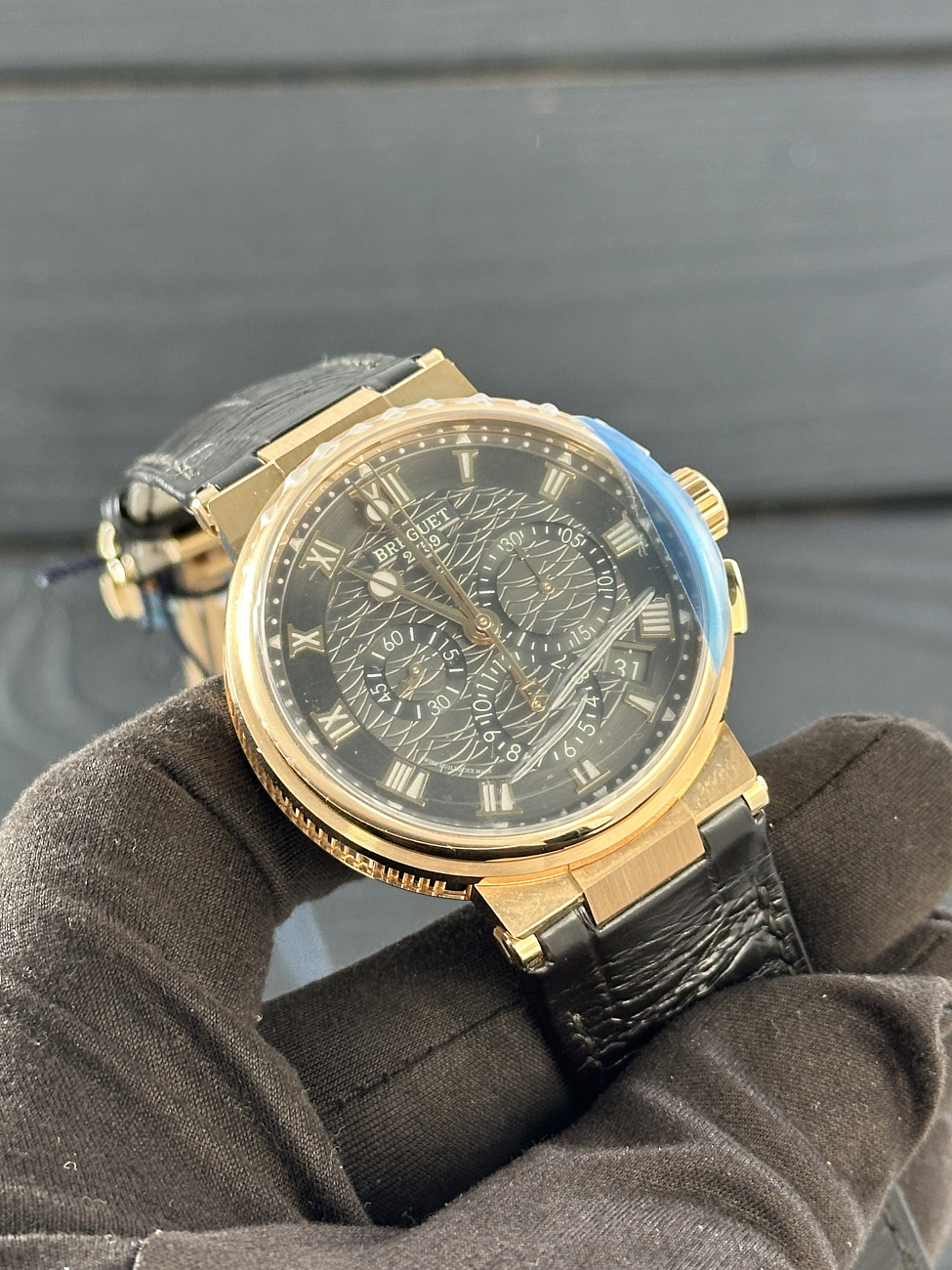 Часы Breguet  Marine Chronograph Rose Gold  5527BR/G3/9WV