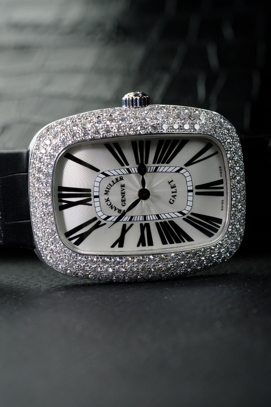 Часы Franck Muller  Galet White Gold And Diamonds 34Mm  3002 M QZ R D3