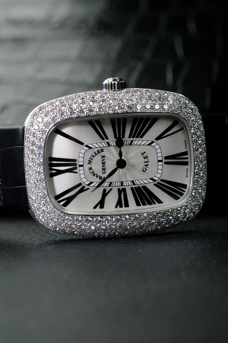 Часы Franck Muller  Galet White Gold And Diamonds 34Mm  3002 M QZ R D3