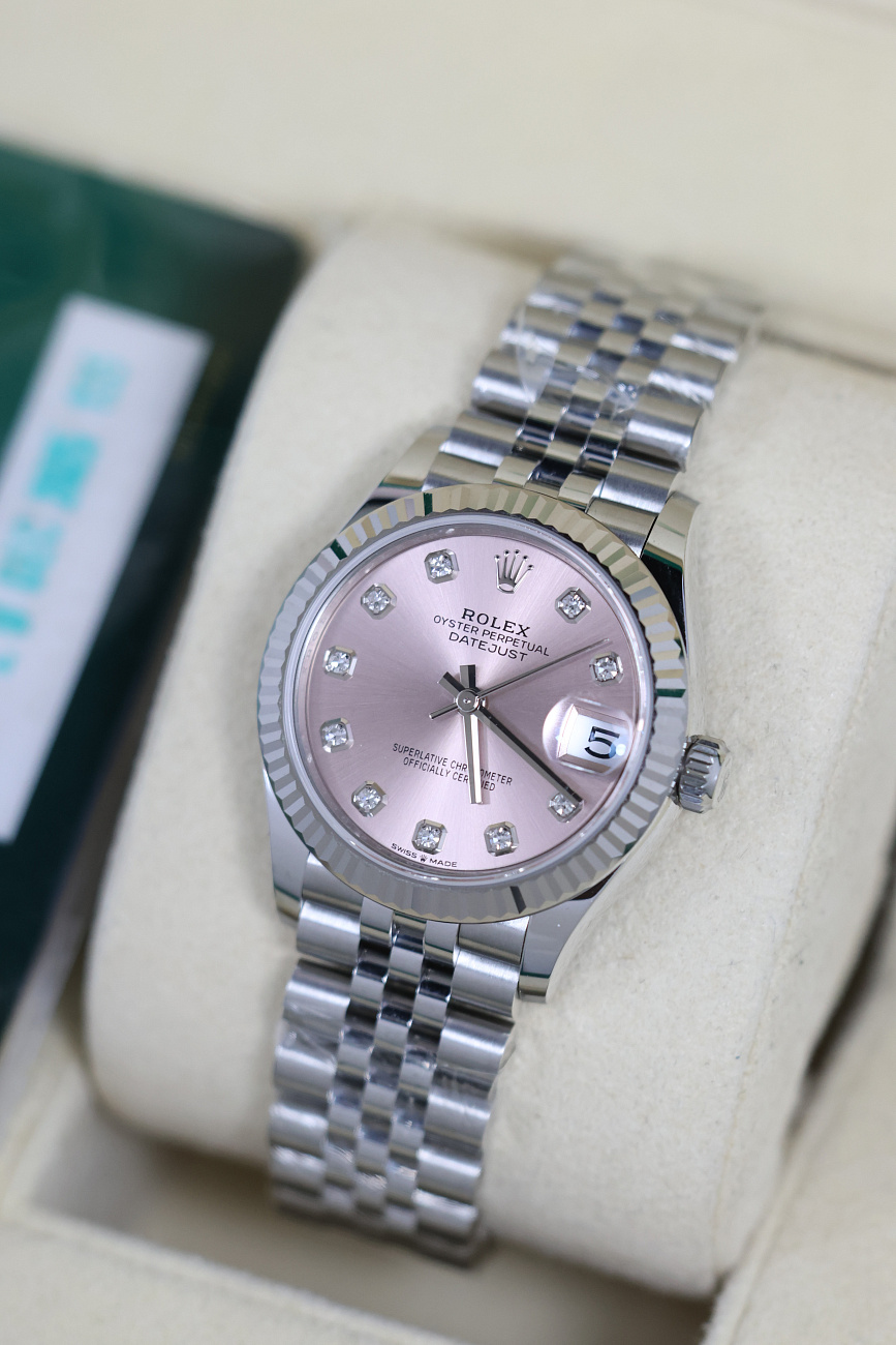 Часы Rolex  Datejust 31 mm Pink Dial with Diamonds  278274-0032