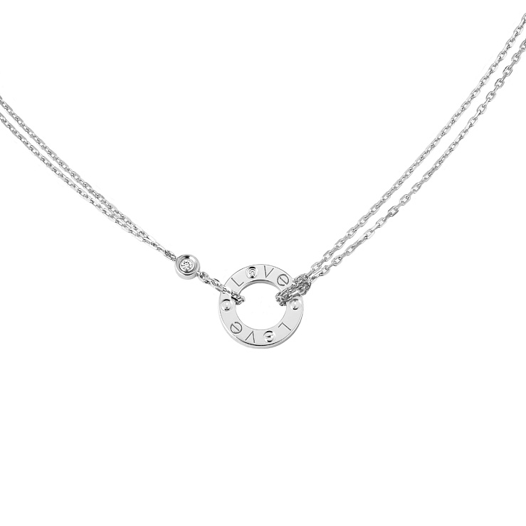 Украшение Cartier  Love Necklace, 2 Diamonds B7219400  B7219400 