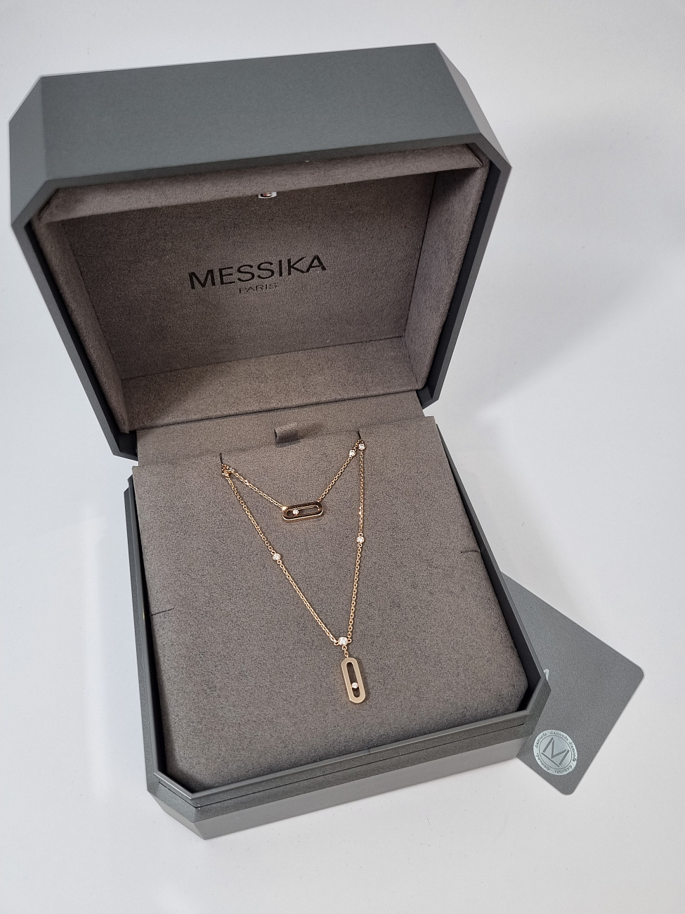 Украшение MESSIKA  Move Uno 2 Rows  Move Uno 2 rows diamond necklace 8852 