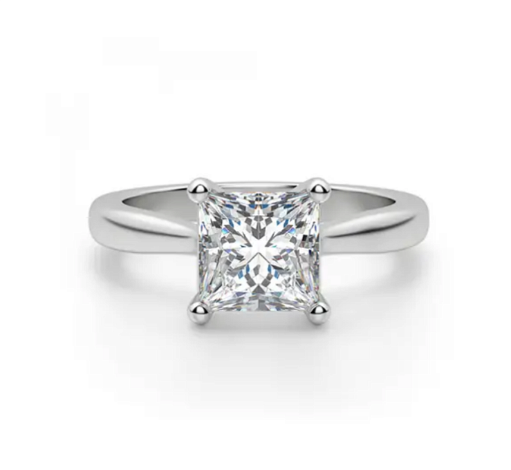 Украшение NO NAME  Кольцо С Бриллиантом 1,01 Ct. F/If   