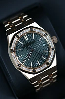 Часы Audemars Piguet  Royal Oak 37Mm Rose Gold Green Dial  15551OR.ZZ.1356OR.06
