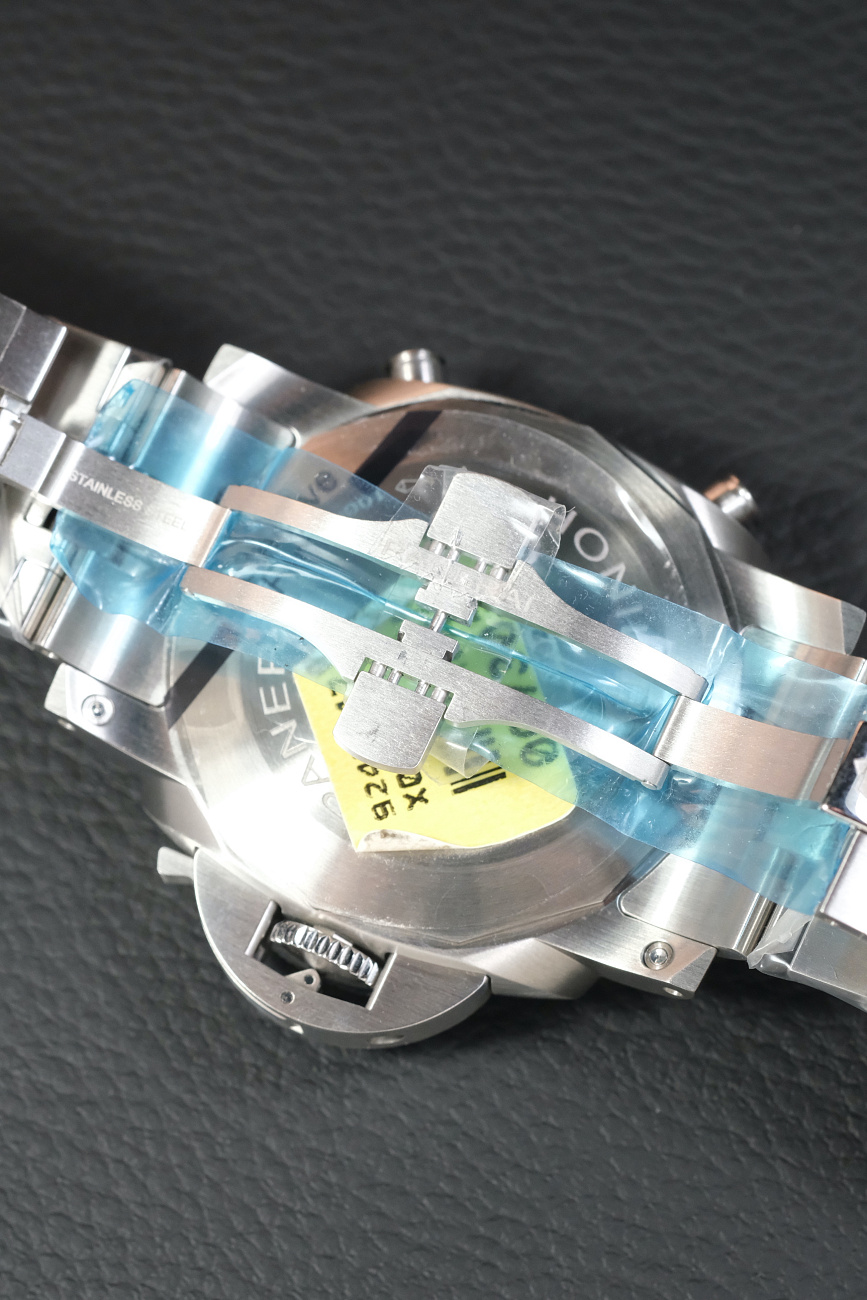 Часы Panerai  Luminor Chrono 44 Mm Blue Dial Steel  PAM01110