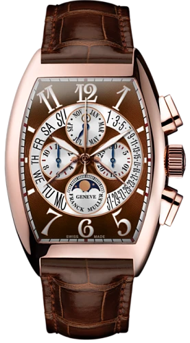 Заказать Franck Muller  Mens Collection Cintree Curvex Perpetual Calendar  8880 CC QP B Rose Gold