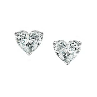 Украшение GIA  Серьги 1,00/1,01 ct. H/VVS1-VVS2 (Heart Diamonds)   