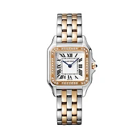 Часы Cartier  Panthere Medium Steel/Rose Gold Diamonds  W3PN0007