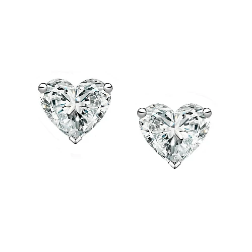 Украшение GIA  Серьги 1,00/1,01 ct. H/VVS1-VVS2 (Heart Diamonds)   