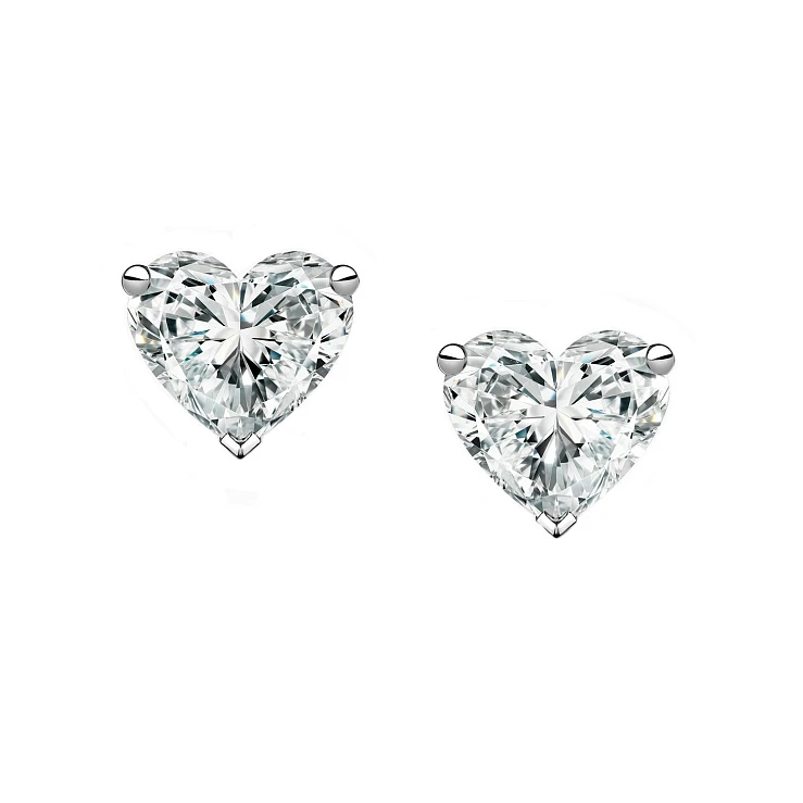 Украшение GIA  Серьги 1,00/1,01 ct. H/VVS1-VVS2 (Heart Diamonds)   