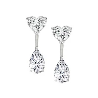 Украшение GIA  Серьги с бриллиантами 0,57/0,58 ct. X 0,50/0,51 ct.   
