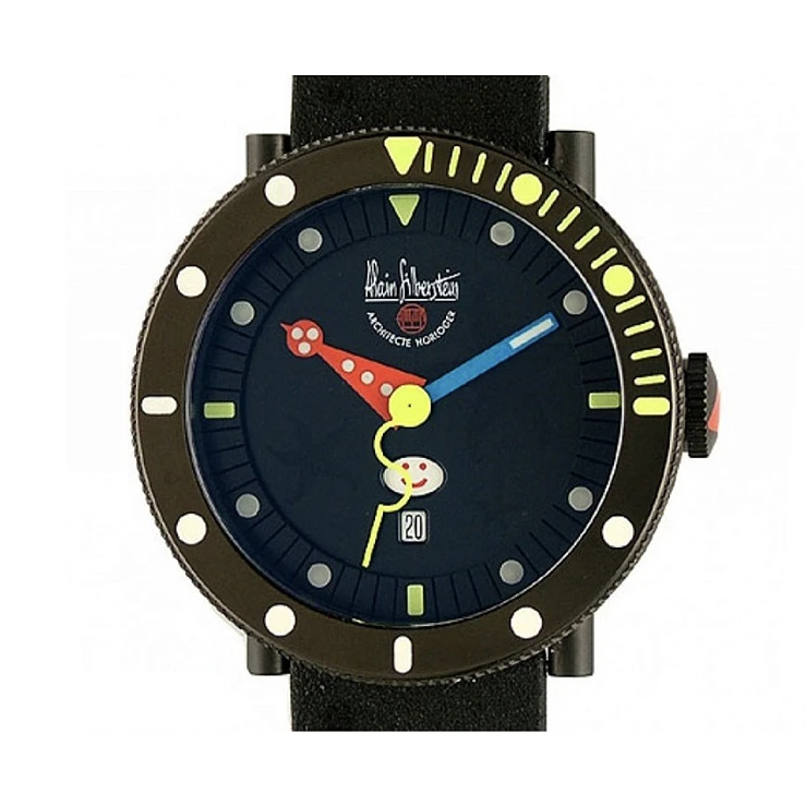 Часы Alain Silberstein  Marine Smileday Black  