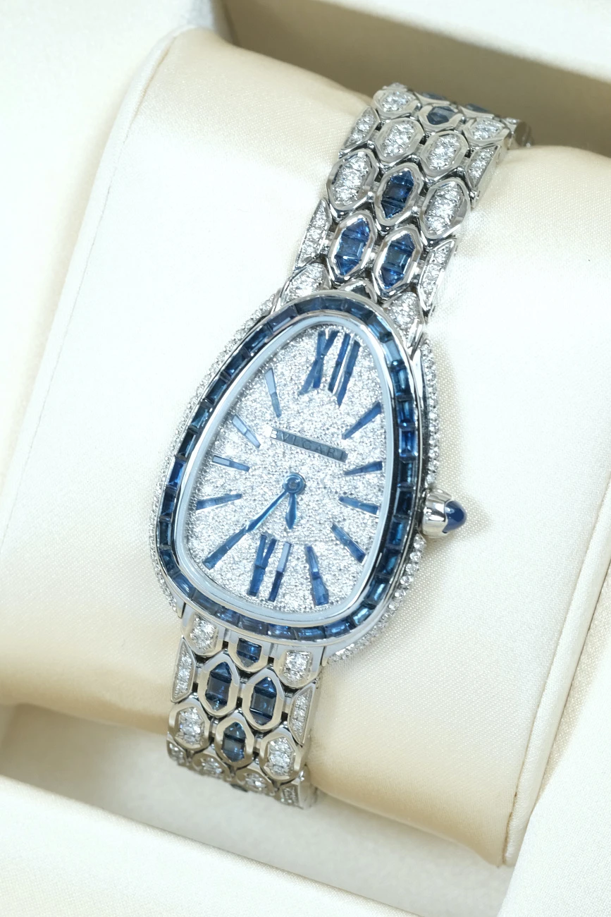 Часы Bvlgari  Serpenti Seduttori Custom Diamonds &amp; Sapphires  103141 