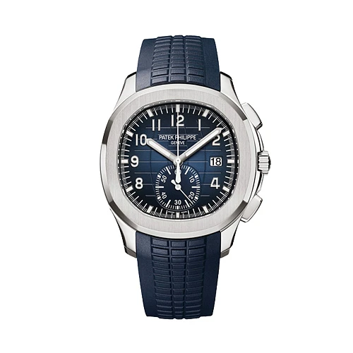 Часы Patek Philippe  Aquanaut Flyback Chronograph Blue Dial White Gold  5968G-001