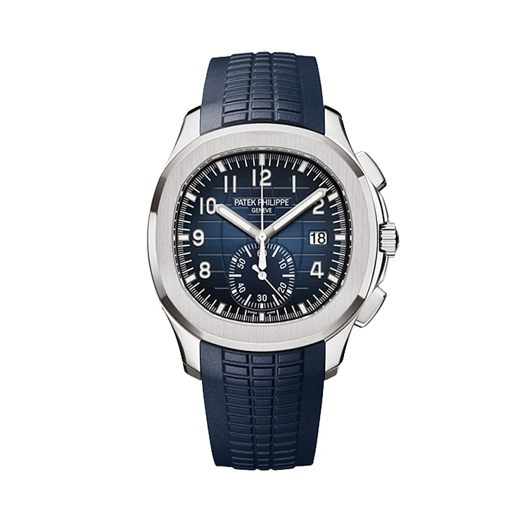 Часы Patek Philippe  Aquanaut Flyback Chronograph Blue Dial White Gold  5968G-001
