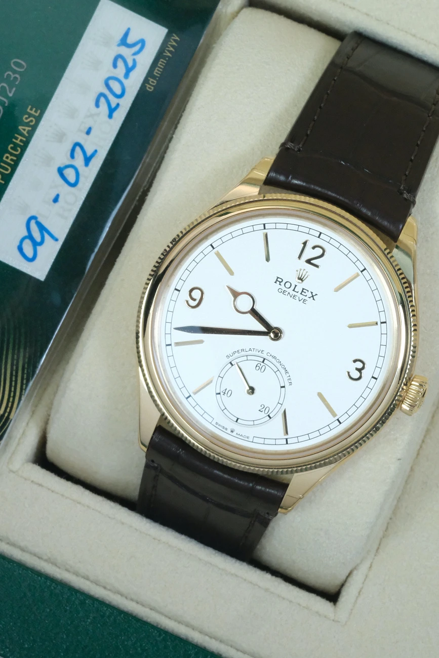 Часы Rolex  1908 Yellow Gold White Dial  m52508-0006