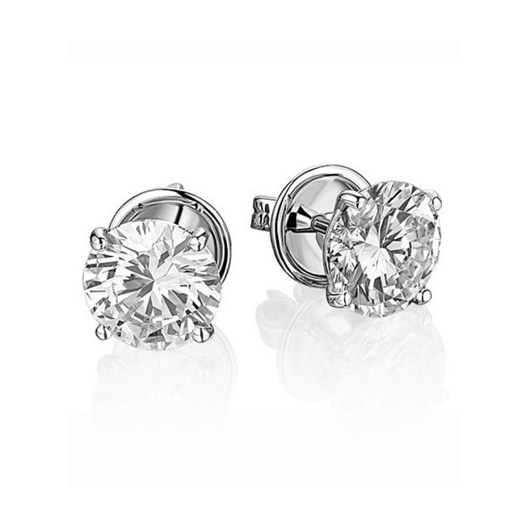 Украшение NO NAME  Серьги 2,00/2,01 Ct. K/Si1   