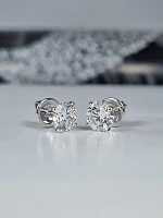 Украшение GIA  Серьги с бриллиантами 2,01/2,01 ct. H/VS1 (3 Excellent)   