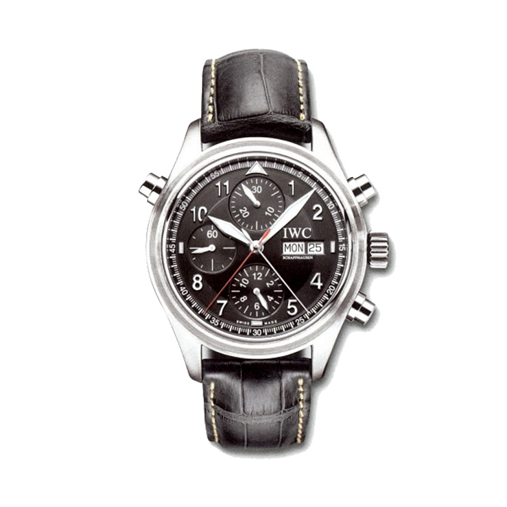Часы Iwc  Pilot's Watch Doppelchronograph Stainless Steel  IW3713-33