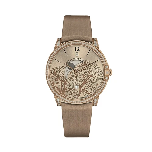 Часы Harry Winston  Midnight Moon Phase  MIDQMP39RR001