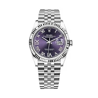 Часы Rolex  Datejust 36Mm Steel &amp; White Gold Purple Dial  126234