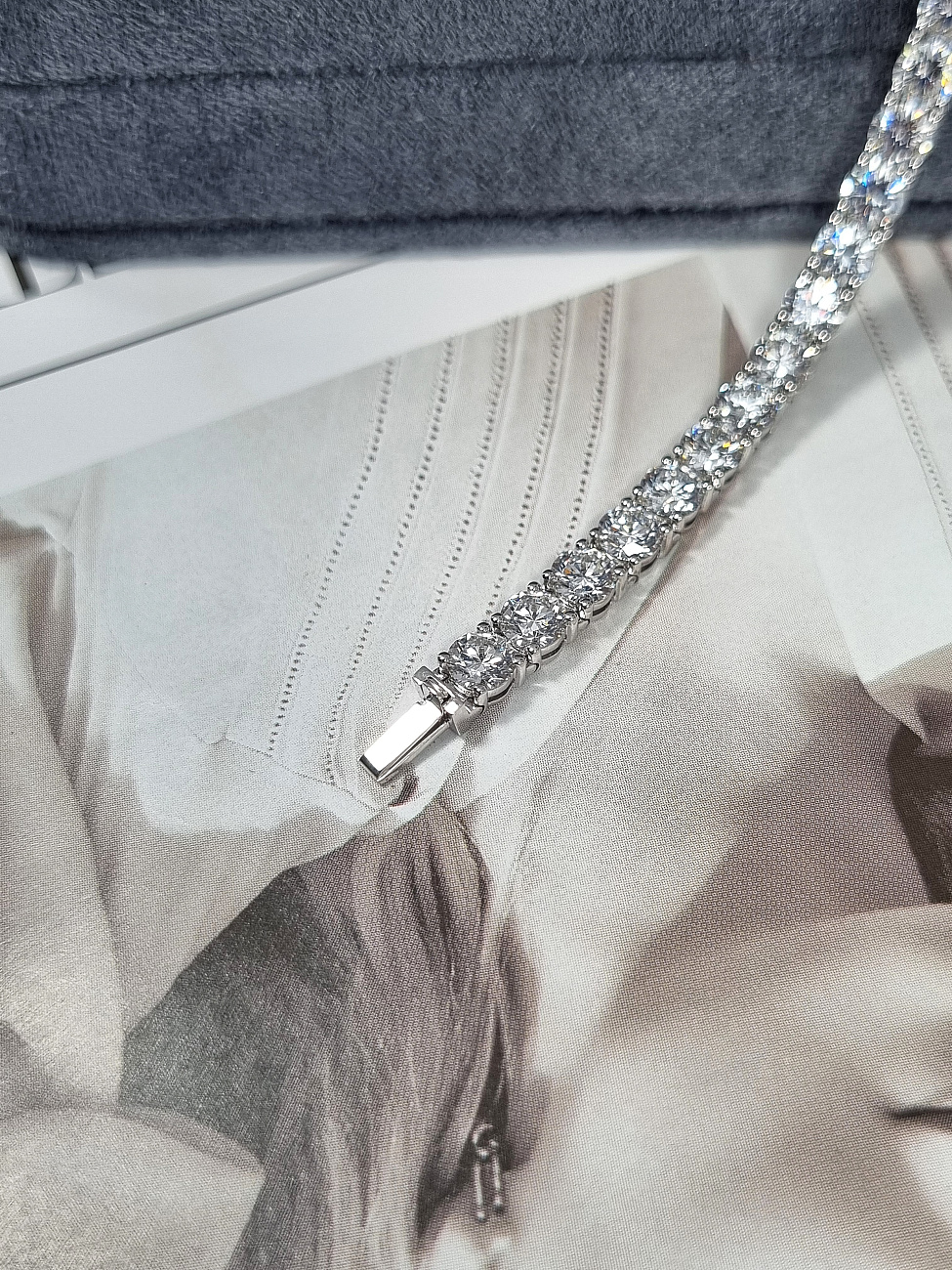 Украшение GIA  Браслет с бриллиантами 11,40 ct. D/VVS1 (3 Excellent, NONE)   