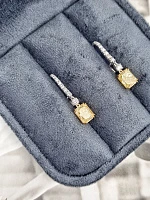 Украшение GIA  Серьги с бриллиантами 1,46/1,51 ct. W To X Range/VS2-Si1   