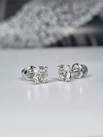 Украшение GIA  Серьги 1,11/1,11 ct. K/VS2 (3 Excellent) Round Diamonds   